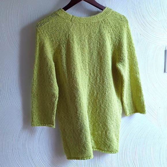 JJill Lite V neck Sweater sz L NWT - Picture 3 of 4